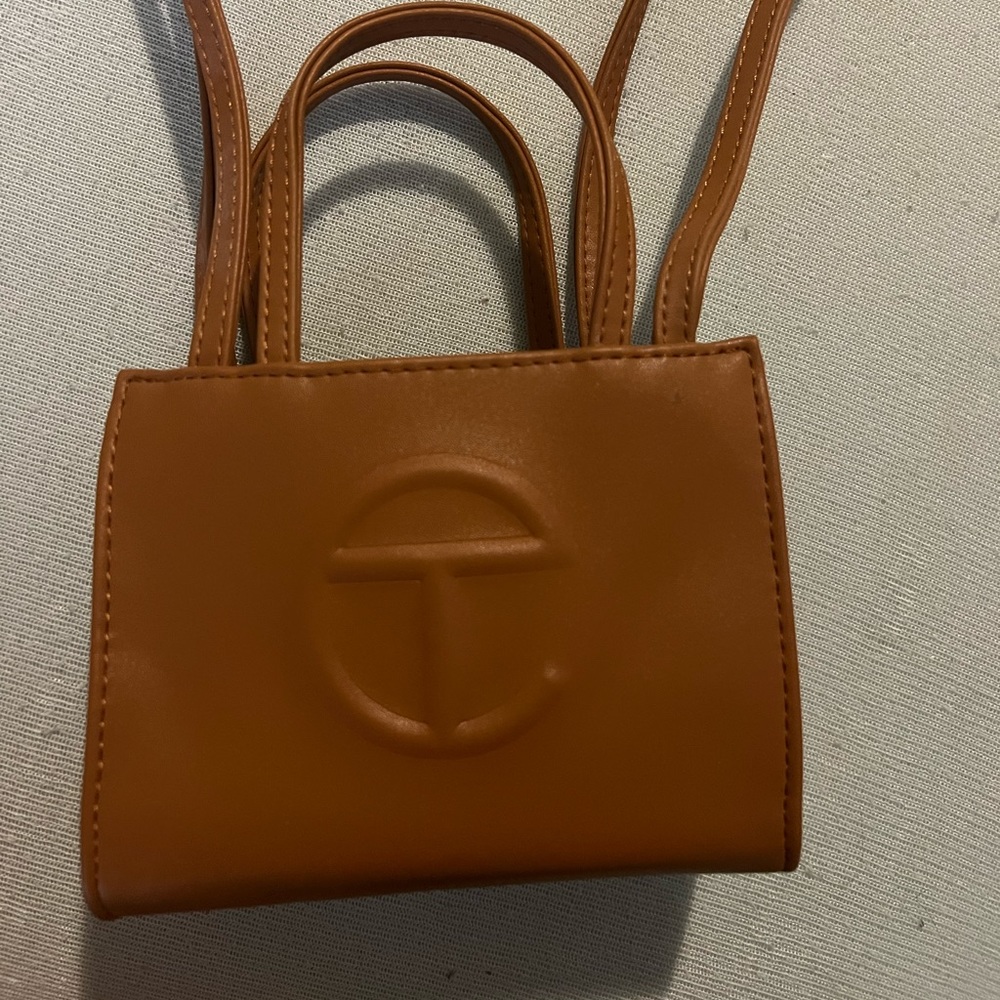 Small tan/brown Talfar shopping bag